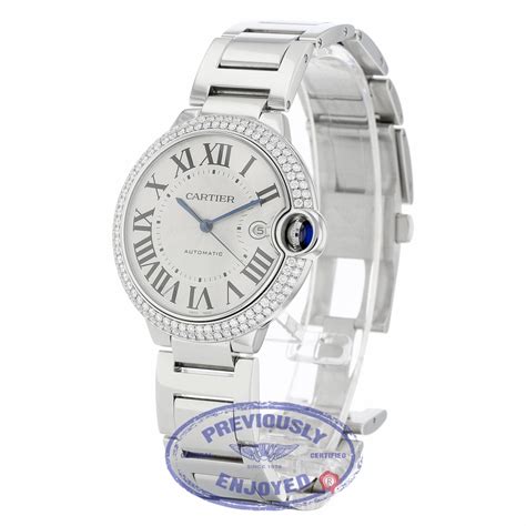 ballon bleu 42mm cartier|cartier ballon bleu diamond bezel.